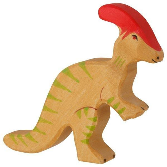 Dinosaurier Parasaurolophus Holztiger