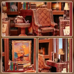 DIY - Gentleman's Lounge Mini Book Nook