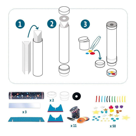 DIY Kaleidoskop Raumfahrt Djeco