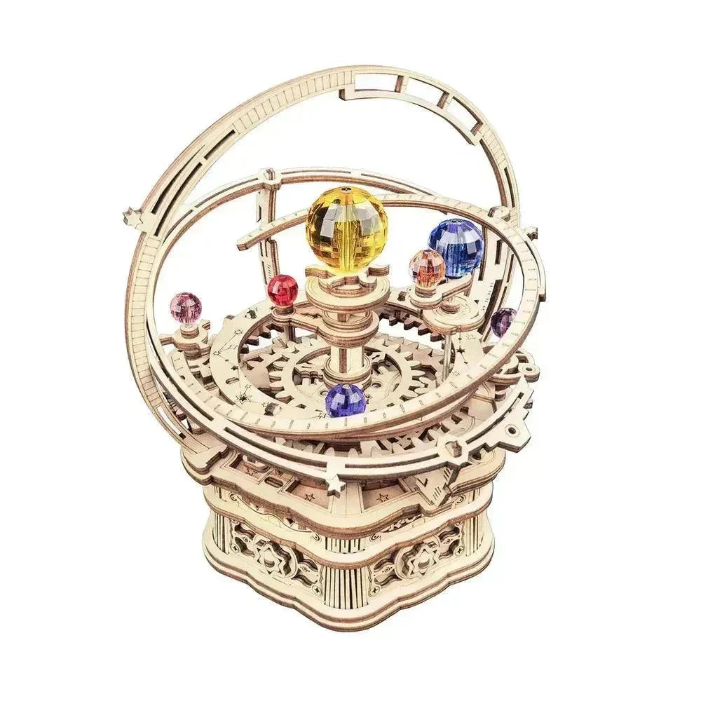 DIY Mechanical Music Box Sonnensystem Bastelset - AMK51 Robotime