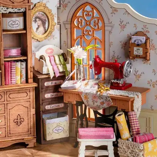DIY Miniatur - Elsa´s Tailoring DG178 Schneiderei - DG178 Robotime