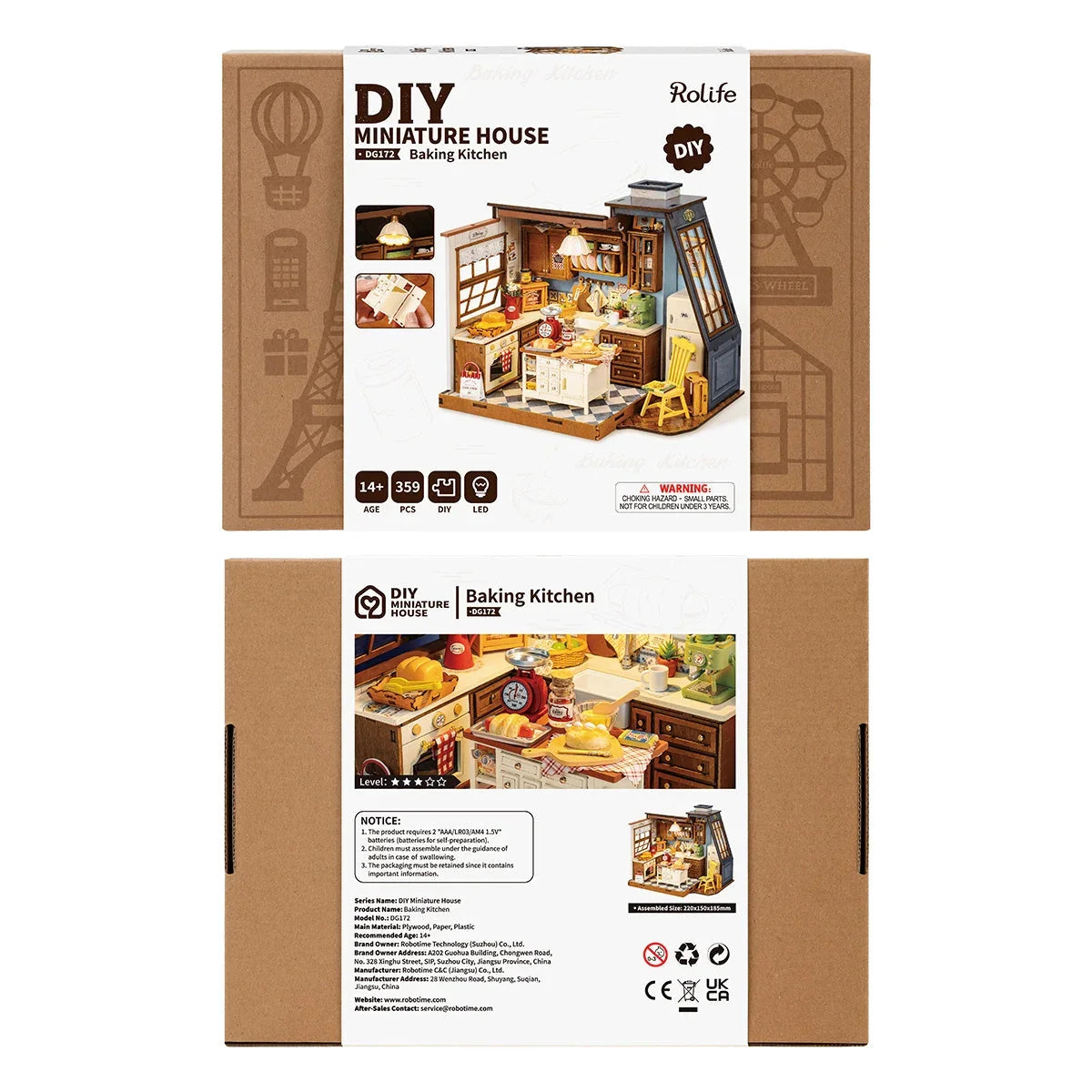 DIY Miniatur Haus Backküche Baking Kitchen DG172 - DG172 Robotime