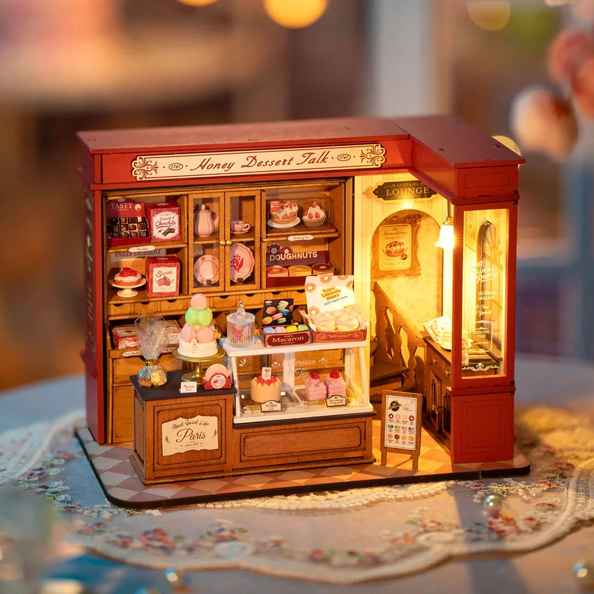 DIY Miniatur Haus Patisserie Honey Dessert Talk DG168 - DG168 Robotime