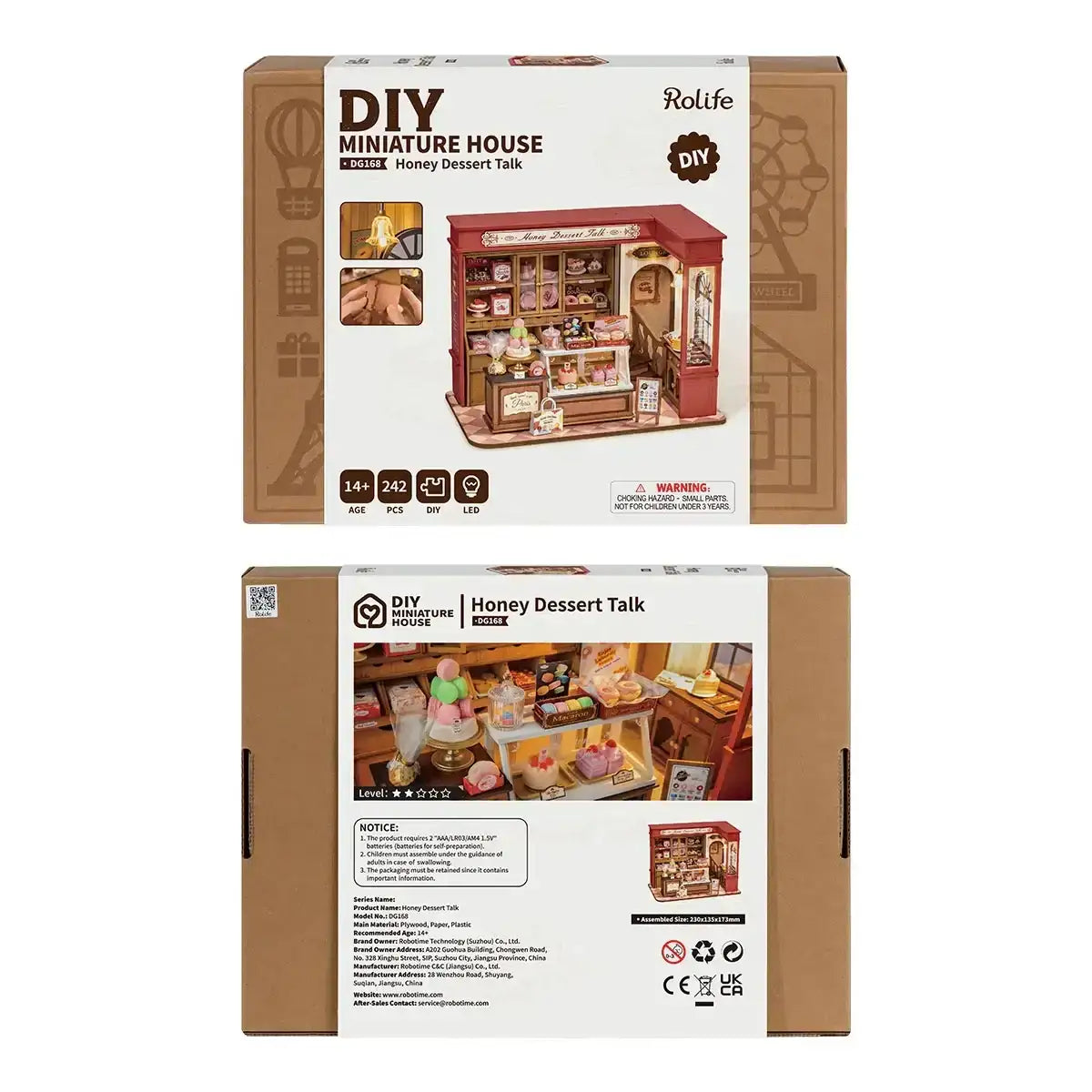 DIY Miniatur Haus Patisserie Honey Dessert Talk DG168 - DG168 Robotime