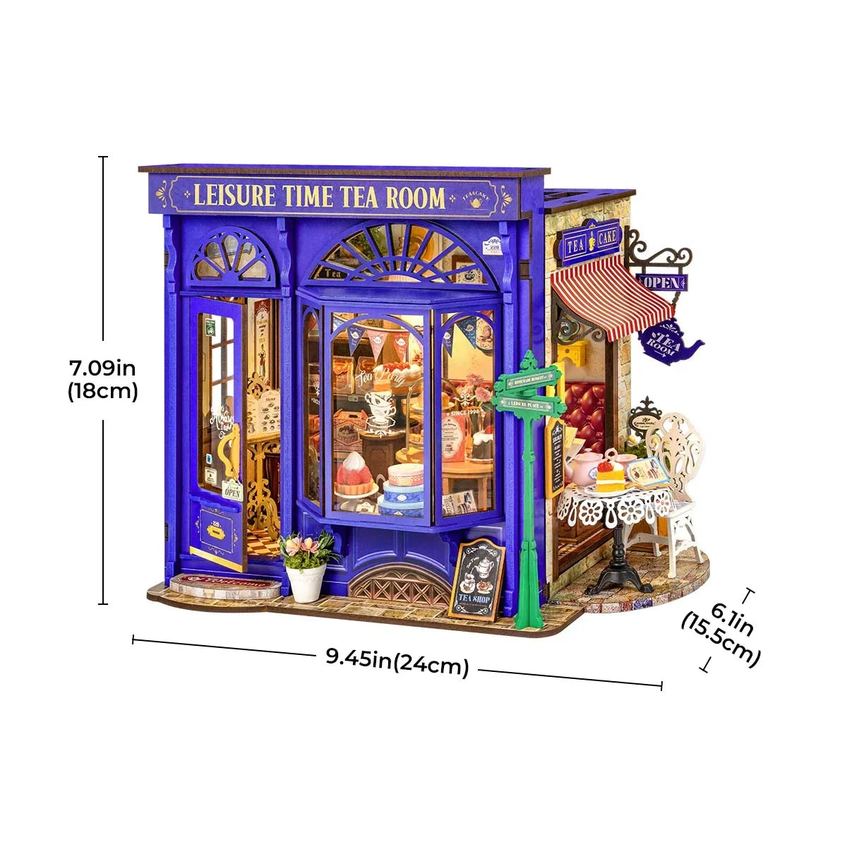DIY Miniatur Haus Teestube Time Tea Room DG171 - DG171 Robotime
