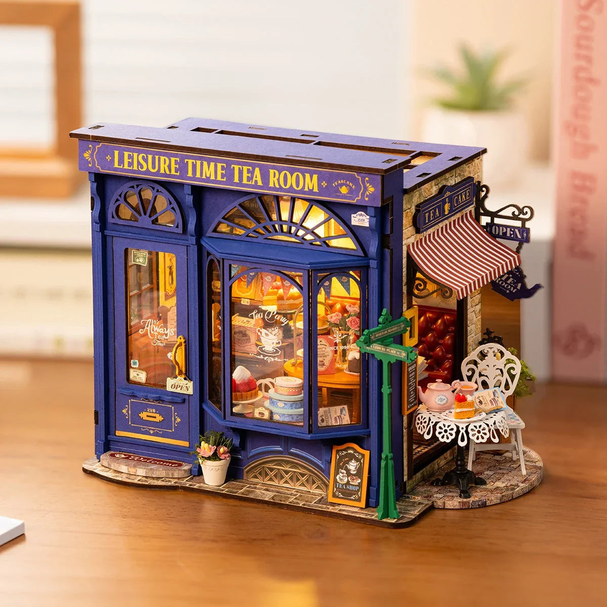 DIY Miniatur Haus Teestube Time Tea Room DG171 - DG171 Robotime