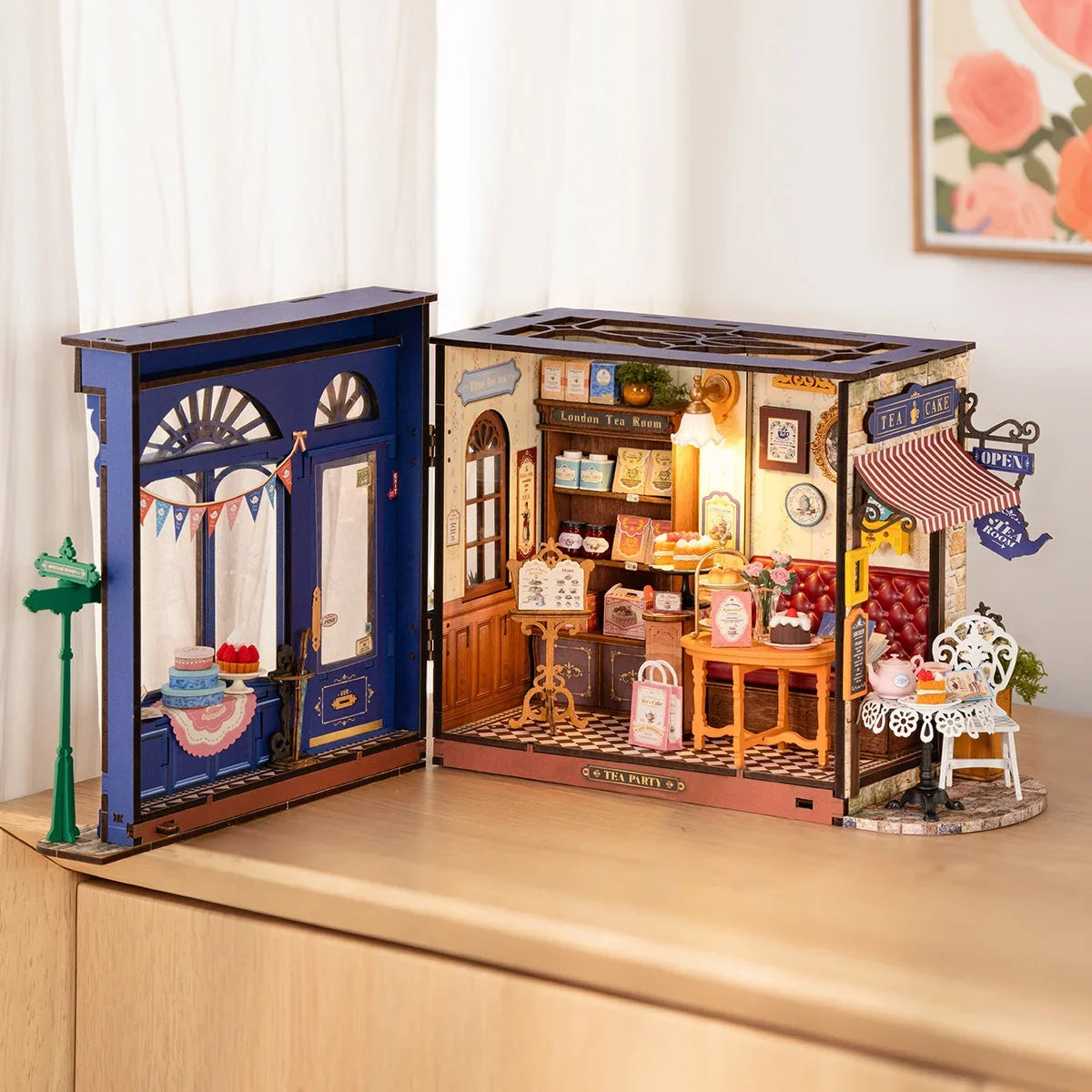 DIY Miniatur Haus Teestube Time Tea Room DG171 - DG171 Robotime