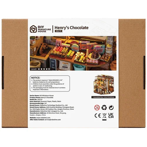DIY Miniatur Henrys Schokoladenladen Chocolate DG174 - Robotime