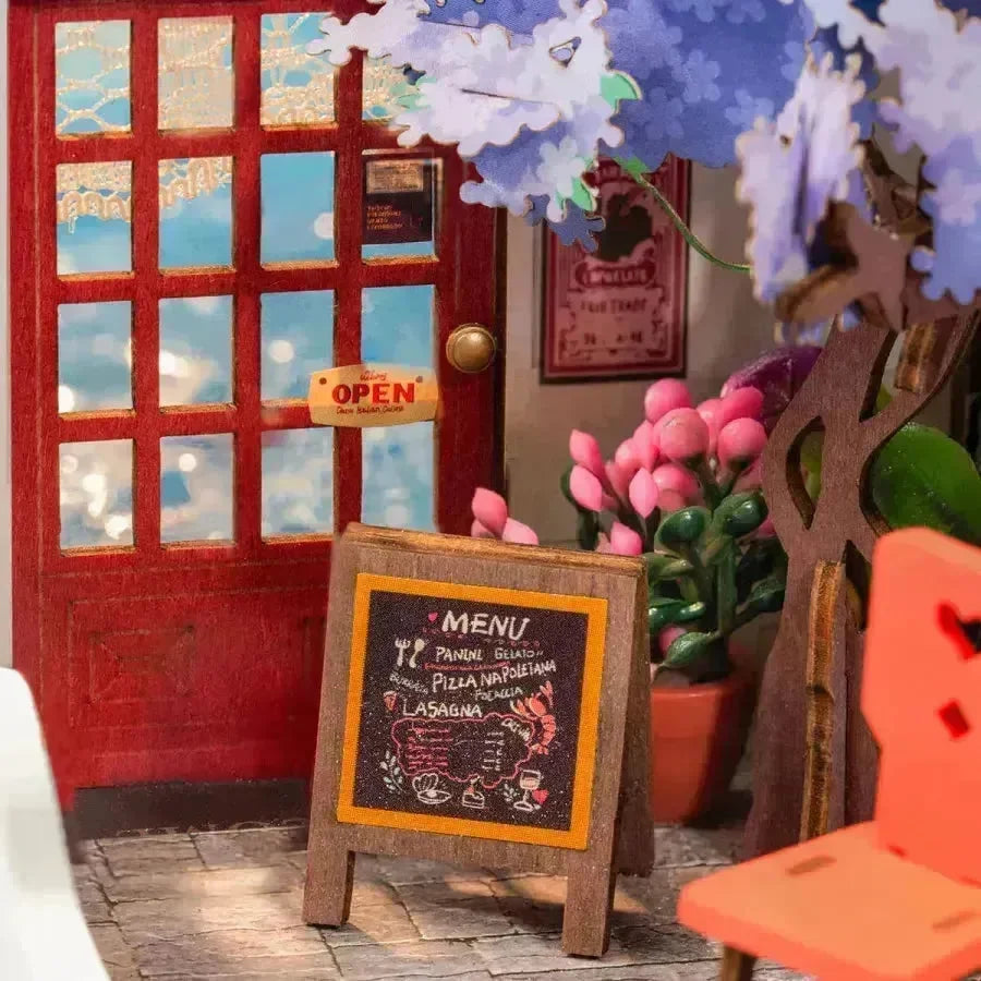 DIY Miniature House Sea Holiday Restaurant DS039 - DS039 Robotime