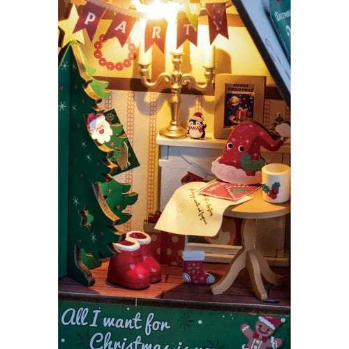 DIY Miniatur Wehnachtshaus Twinkling Christmas Hous DS036 - Robotime