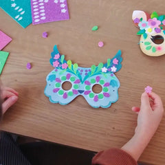 DIY Mosaik Masken - Waldtiere