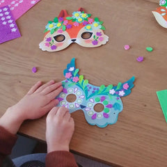 DIY Mosaik Masken - Waldtiere