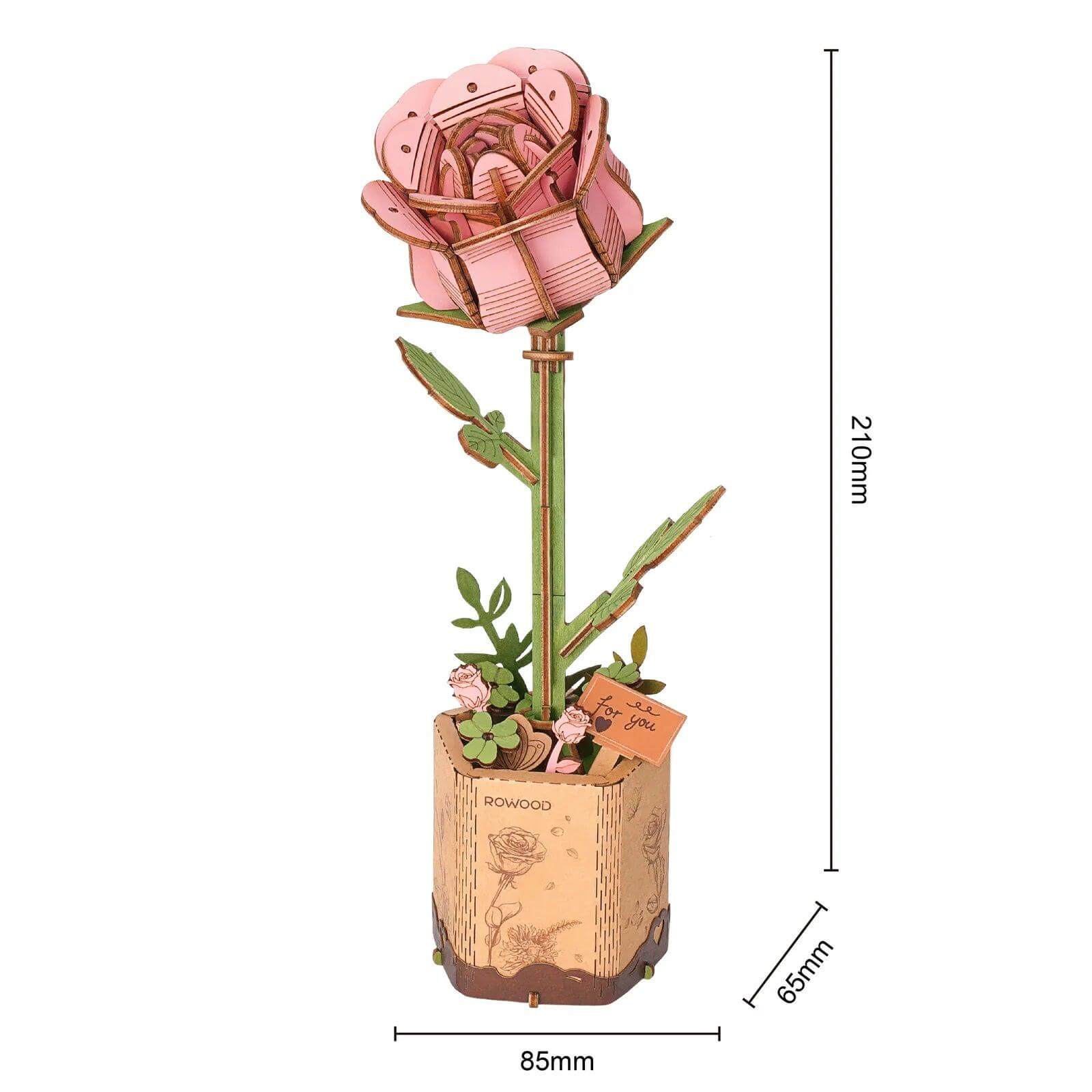 DIY Rose pink Robotime