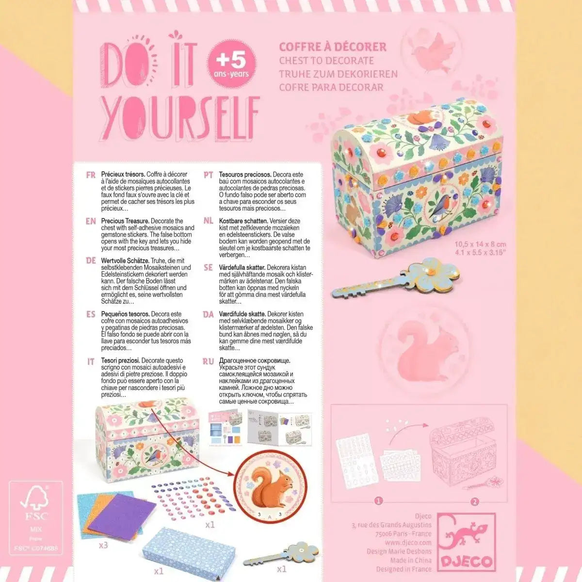 DIY: Schatztruhe Precious - DJ07929 Djeco