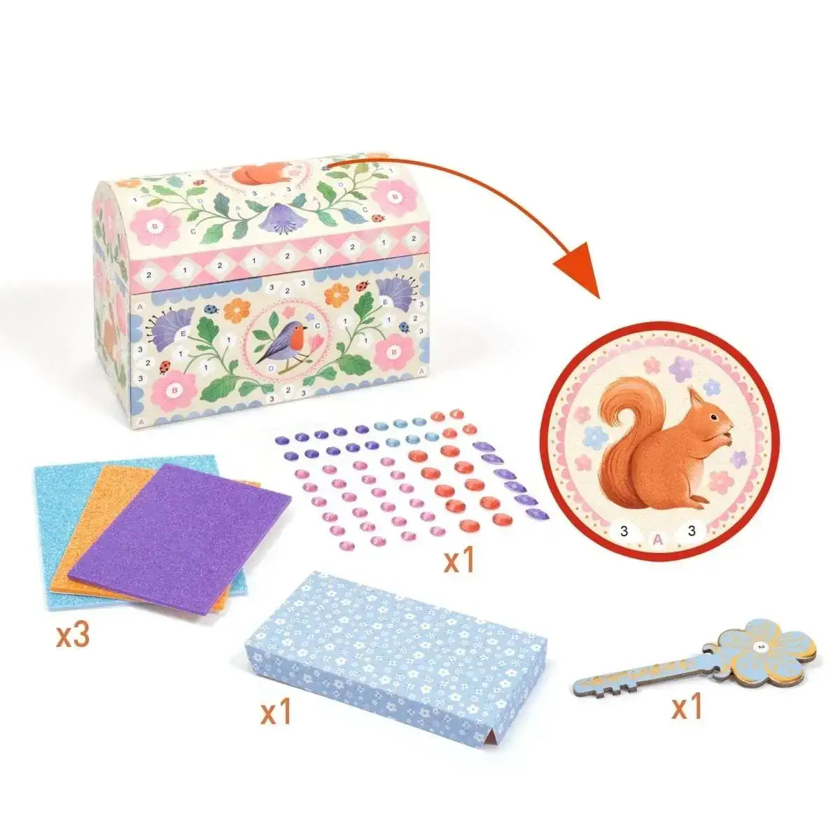 DIY: Schatztruhe Precious - DJ07929 Djeco