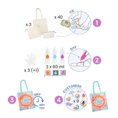 DIY Tie-Dye Taschen - DJ07942 Djeco