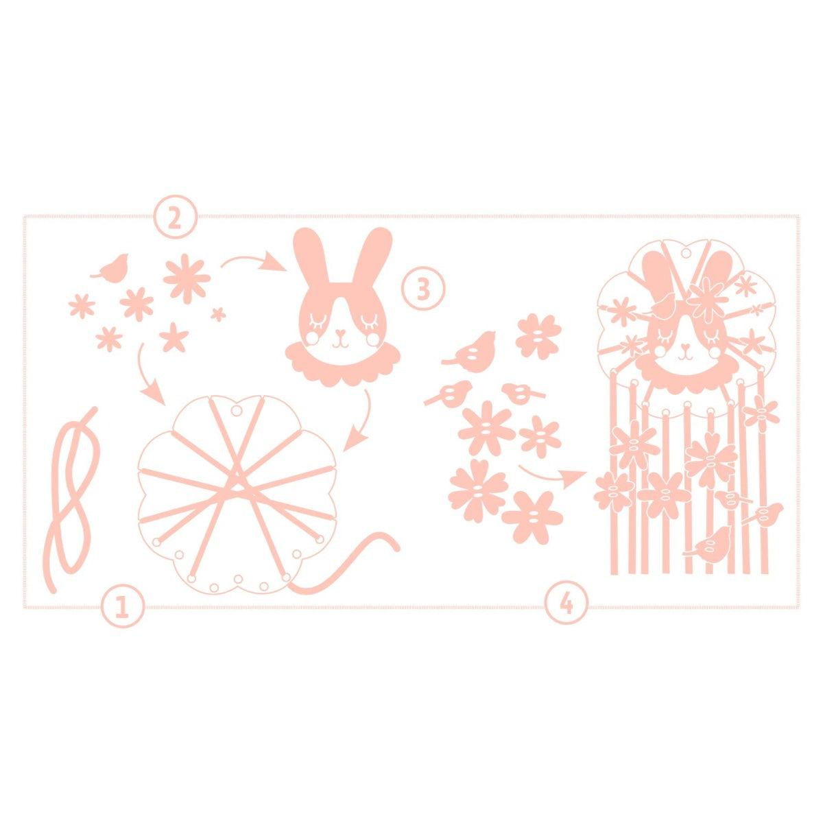DIY Traumfänger Hase Djeco