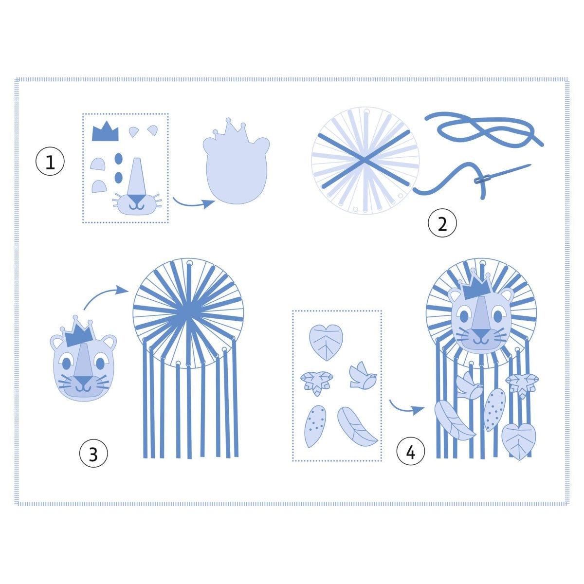 DIY Traumfänger Löwe Djeco