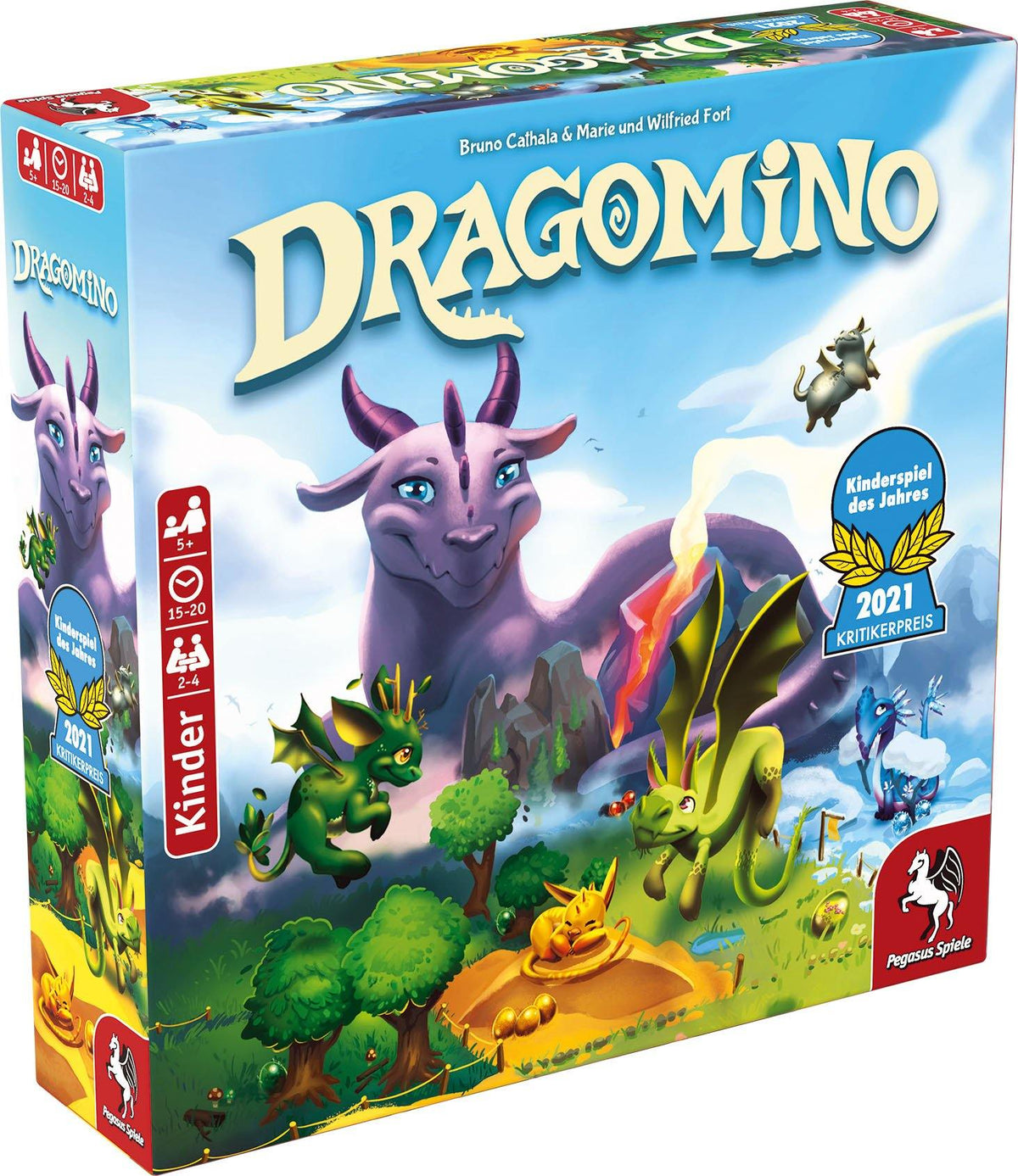 Dragomino (Kinderspiel des Jahres 2021) - www. kunstundspiel .de 57111G