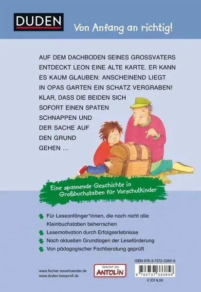 Duden Leseprofi - DIE GEHEIMNISVOLLE SCHATZKARTE, Erstes Lesen - 9783737333856 Duden