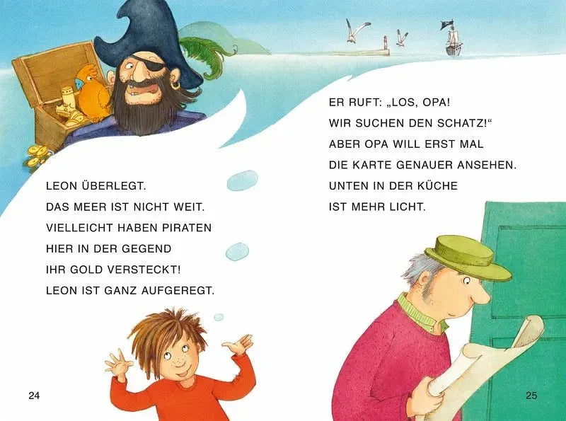 Duden Leseprofi - DIE GEHEIMNISVOLLE SCHATZKARTE, Erstes Lesen - 9783737333856 Duden