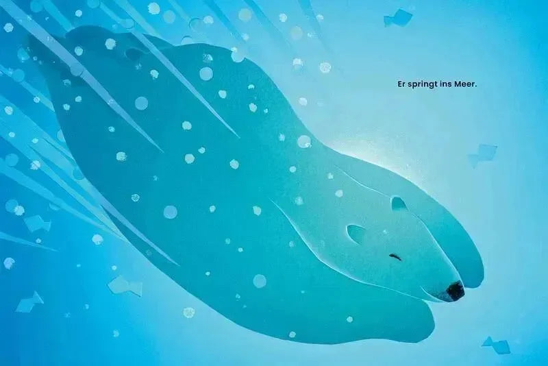 Ein Eisbär im Schnee Aladin Verlag