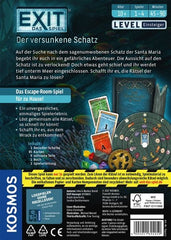 EXIT Das Spiel: Der versunkene Schatz – Escape-Room-Spiel für zu Hause, nachhaltiges Familien-Spielzeug ab 10+