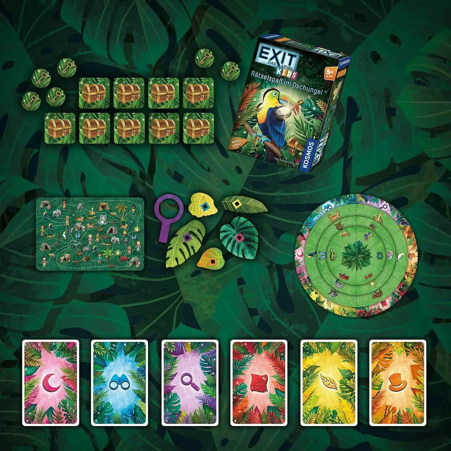 EXIT Kids - Rätselspaß im Dschungel Kosmos Spieleverlag