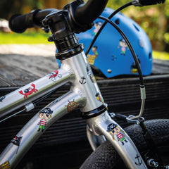 Fahrrad Aufkleber Piraten Farbviereck GmbH