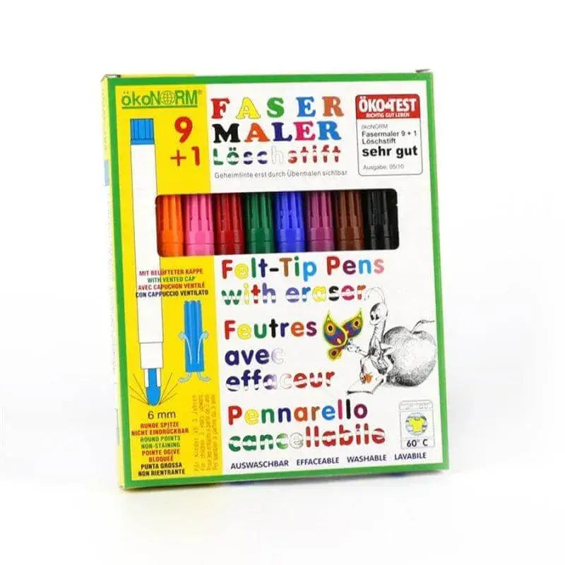 Fasermaler mit Löschstift Ökonorm