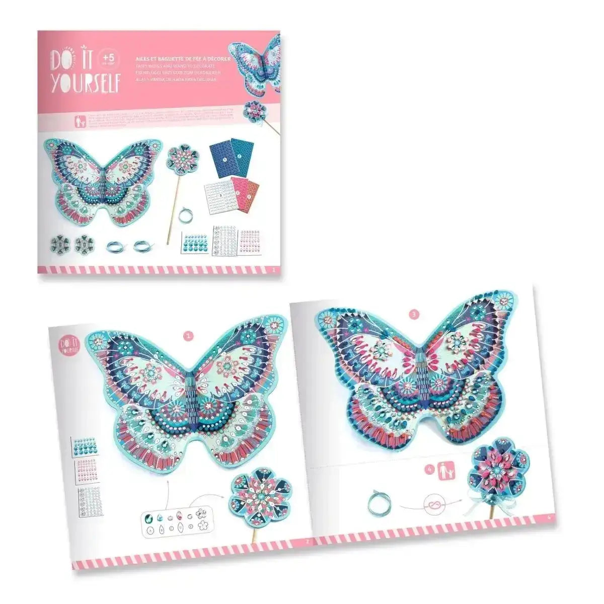 Feenflügel & Zauberstab selber basteln DIY - DJ07939 Djeco