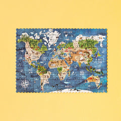 Puzzle 100 Teile - Pocket World
