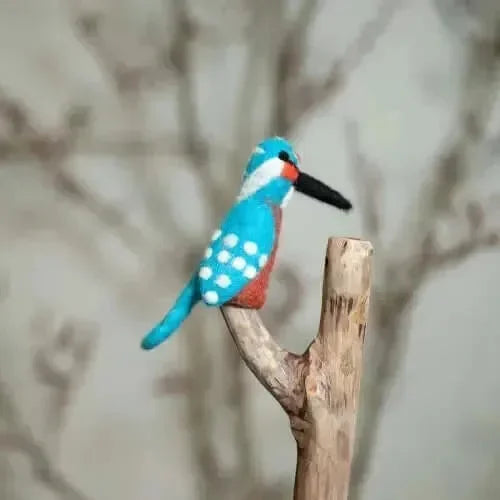 Fingerpuppe Filz - Eisvogel Blossify