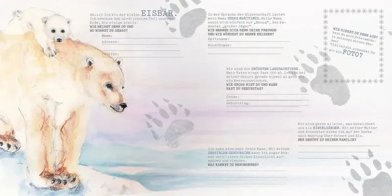 Freundschaftsbuch - Tiere kennenlernen und schützen - 9783772531910 Verlag Freies Geistesleben