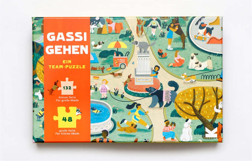 Team-Puzzle Gassi Gehen Laurence King Spiele