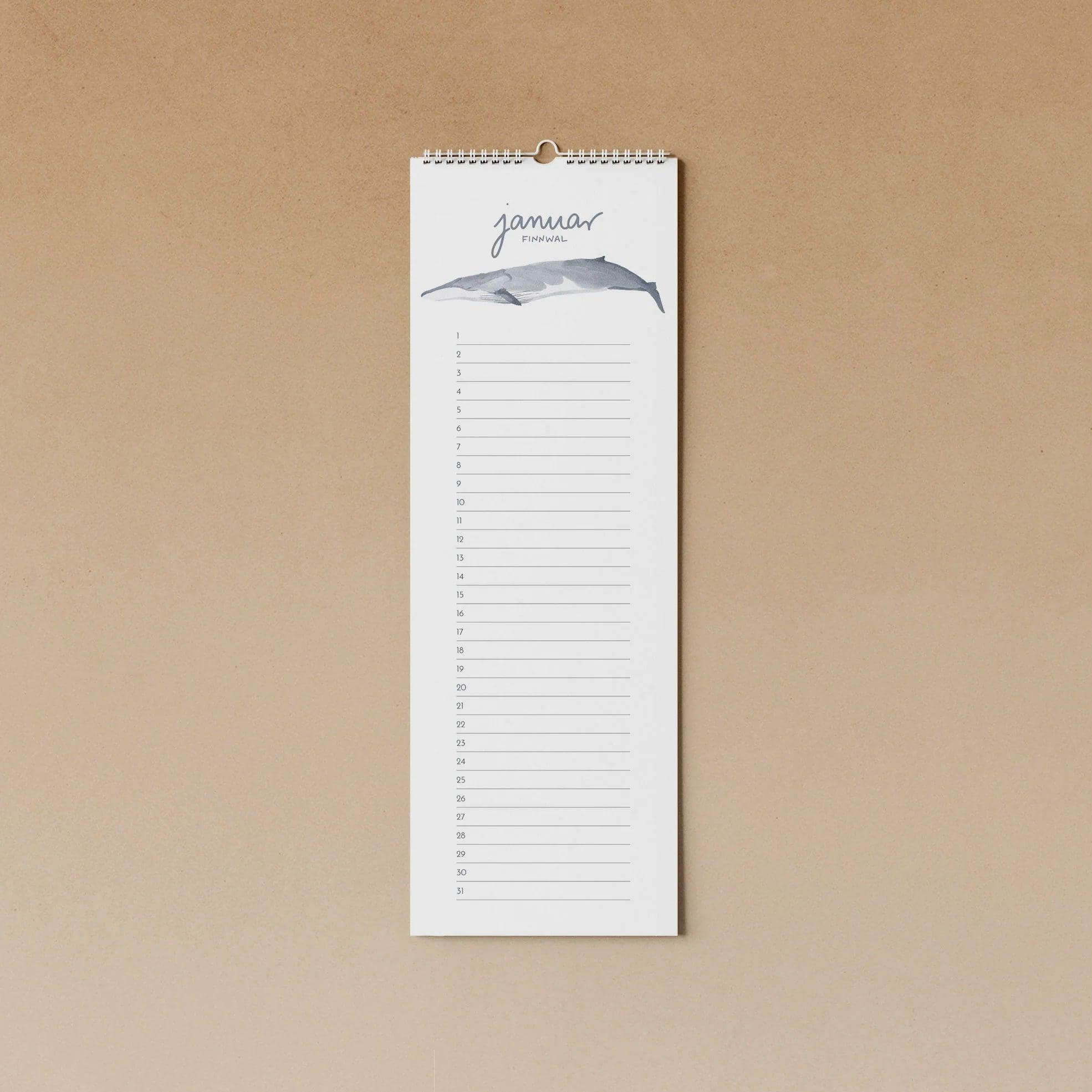 Geburtstagskalender - Wale tucán y limón