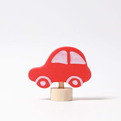 Geburtstagsstecker Auto rot Grimms