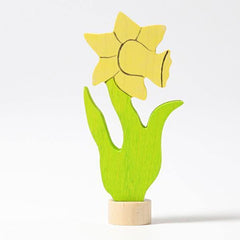 Geburtstagsstecker Blume Osterglocke Grimms