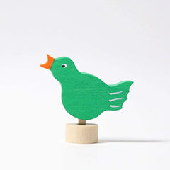 Geburtstagsstecker singender Vogel Grimms