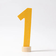 Geburtstagsstecker Zahl 1 - 04601 Grimms