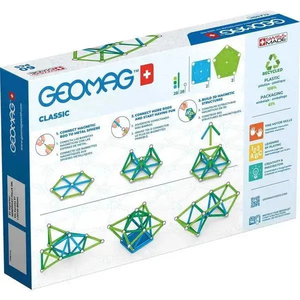 Geomag Magnetbaukasten - Classic - 60 Teile - 507035 Invento