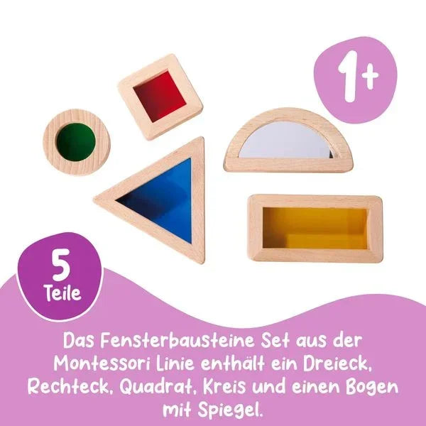 Geometrie Fensterbausteine Montessori - 100006001 Simba
