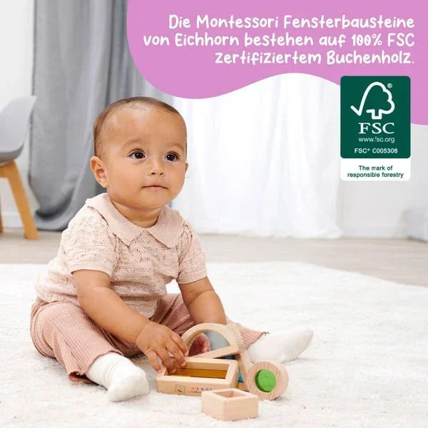 Geometrie Fensterbausteine Montessori - 100006001 Simba