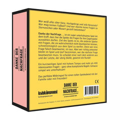 Gesellschaftsspiel Danke der Nachfrage (Kopie) Kylskapspoesi
