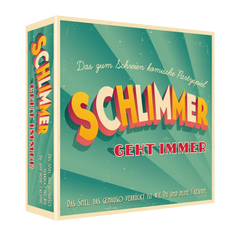 Gesellschaftsspiel Schlimmer geht immer (Kopie) Kylskapspoesi