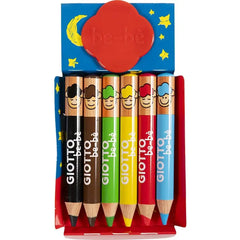 Giotto be-bè 6 Buntstifte und Spitzer - 4601000 LYRA