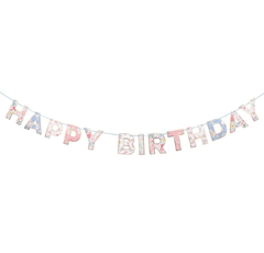 Girlande Blumen "Happy Birthday" Meri Meri
