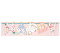 Girlande Blumen "Happy Birthday" Meri Meri