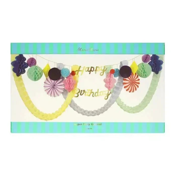 Girlande Happy Birthday Honeycomb Meri Meri
