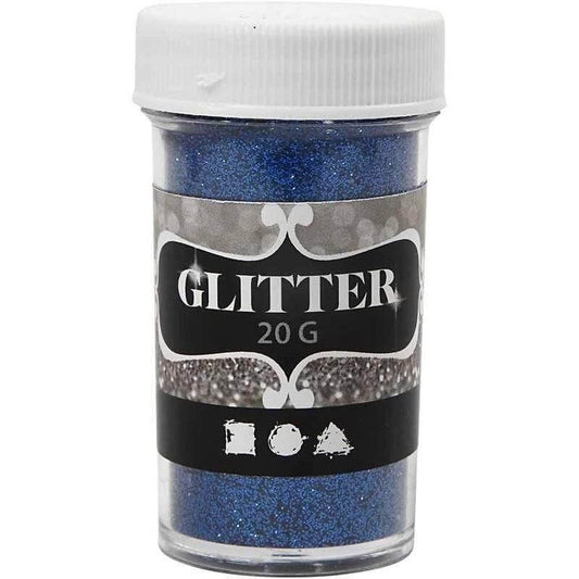 Glitter 20g blau cchobby